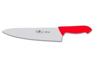 סכין שף משונן 25 סמ ידית פלסטיק